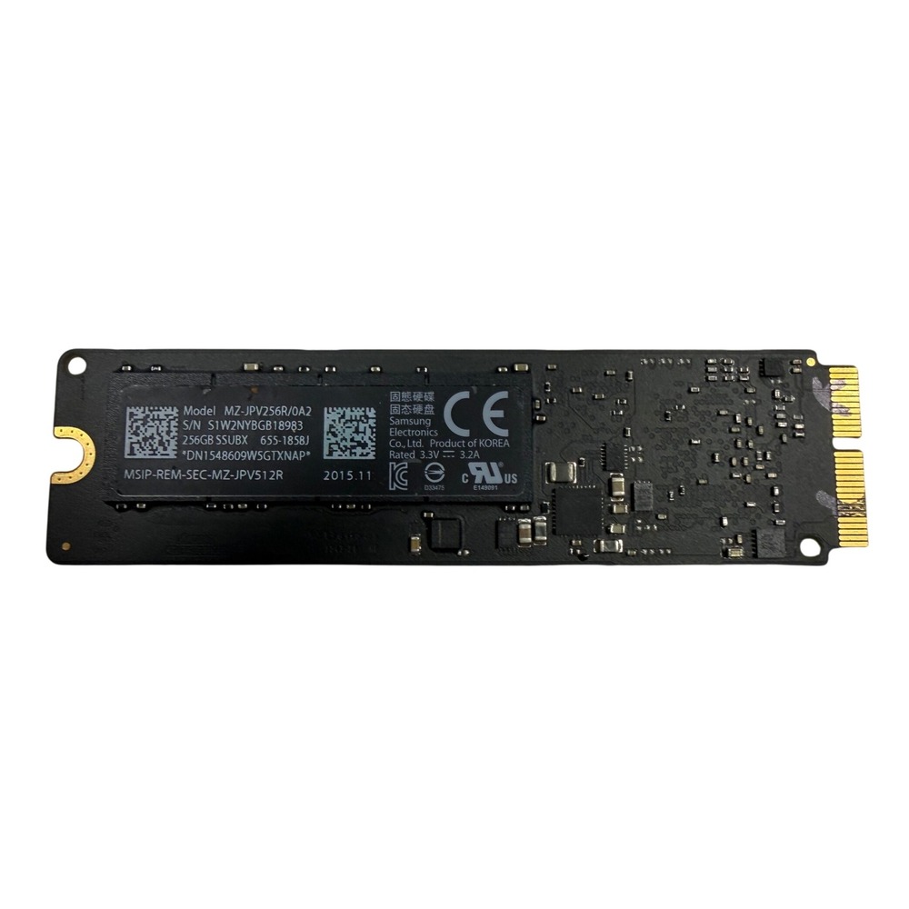 Samsung 256GB SSUBX SSD MZ-JPV256R/0A2 PCIe Flash Storage for MacBook iMac 2015